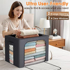 8 Pack Clothes Storage Bins - Image 6