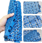 12 Pack Modular Interlocking Cushion 11.6" x 11.6" Rubber Mat Floor Tile Mats - Image 4