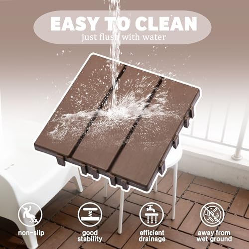 Deck Tiles, 61.60 Sq.Ft Plastic Flooring Tile - Image 5