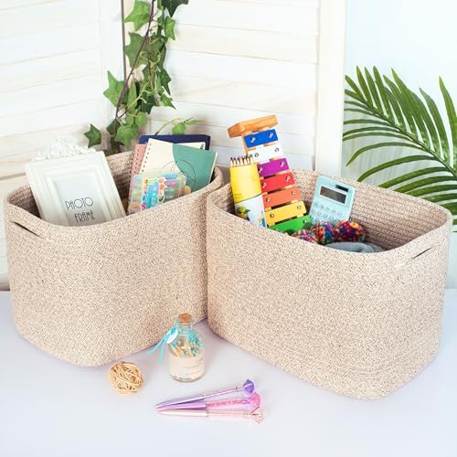 MINTWOOD Design 3-Pack Decorative Woven Storage Baskets - Image 3