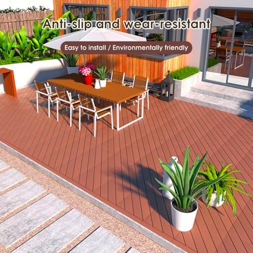 Interlocking Deck Tiles Waterproof and Non-Slip Patio Deck Tiles 44 Pack - Image 4