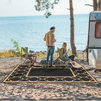 GENIMO Outdoor Rug, Waterproof Plastic Rugs - Image 2