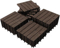Yaheetech 27PCS Interlocking Deck Tiles Outdoor Patio Floor by Yaheetech