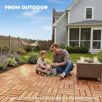 Jurax Interlocking Wood Deck Tiles - Image 5
