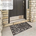 Gardenised Iron-Inspired Rubber Floor Mat - Image 4