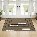 LEKEEPGO Front Door Mat 32"x47", Indoor Non Slip Washable Entry Mat - Image 2