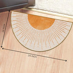 Mingnei Boho Sun Linen Doormat Door Mat - Image 3