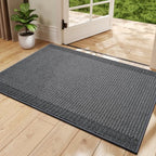 2x3 Front Door Mat Entryway Mat Absorbs Moisture and Dirt by QiCaiJia