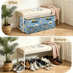 Daisy Floral Shoe Organizer for Closet - Image 5