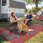 GENIMO Outdoor Rug, Waterproof Plastic Rugs - Image 2