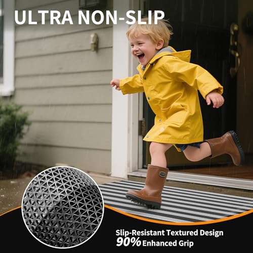 Outside Doormats, Outdoor Welcome Drainage Non Slip Mat 20"x31" - Image 3