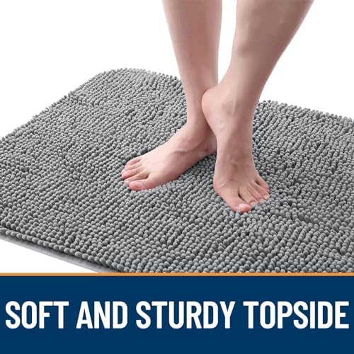 OLANLY Dog Door Mat for Muddy Paws 70x32, Super Absorbent Chenille Mud Mat - Image 4