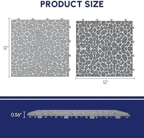 All-Weather Interlocking Outdoor Deck Tiles - Image 3