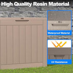 36 Gallon Outdoor Deck Box, Lockable Waterproof Outdoor Storage Boxes - Image 2