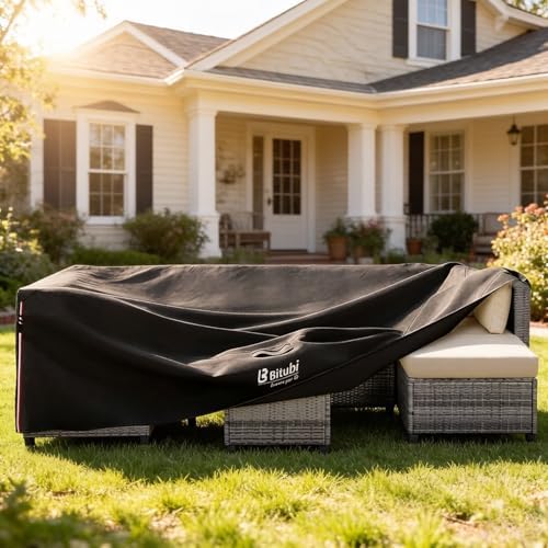 Bitubi Rectangular Patio Table Cover - Image 6