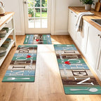 Kitchen Rugs Set 3 Piece, Non Slip Kitchen Mat - Image 4