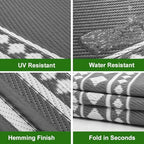 RURALITY Outdoor Rugs 5x8 Waterproof - Image 4