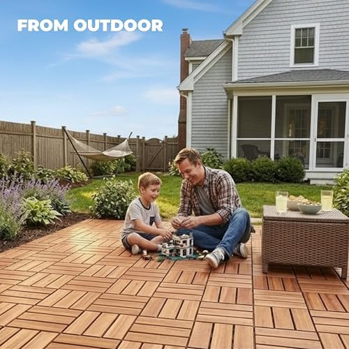 Jurax Interlocking Wood Deck Tiles - Image 2