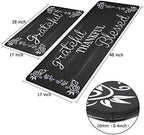 HEBE Anti Fatigue Kitchen Mat Set of 2 Non Slip Cushioned Kitchen Mats - Image 5
