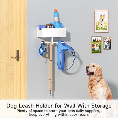 Dog Leash Holder for Wall, Dog Leash Hooks, Pet Stuff Organizer - Image 7
