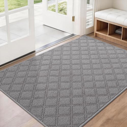 BEQHAUSE Dirt Trapper Door Mat 24" x 36" Non-Slip Washable by BEQHAUSE