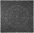 Plastic Interlocking Deck Tiles, 44 Pack | Waterproof, Indoor and Outdoor by Unknown