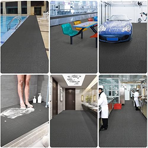 WLWLEO Drainage Non Slip Mats 3'x16.4' Heavy Duty Commercial Floor Mat Mesh - Image 6