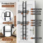 Over The Door Purse Organizer, Easy Installation Handbag Rack - Image 4