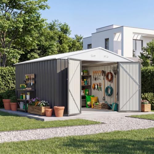 Patiowell 10x14 FT Outdoor Storage Shed by Patiowell