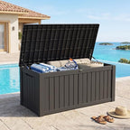 Outdoor Storage Box, 150 Gallon Waterproof Deck Box by GraceYourYard