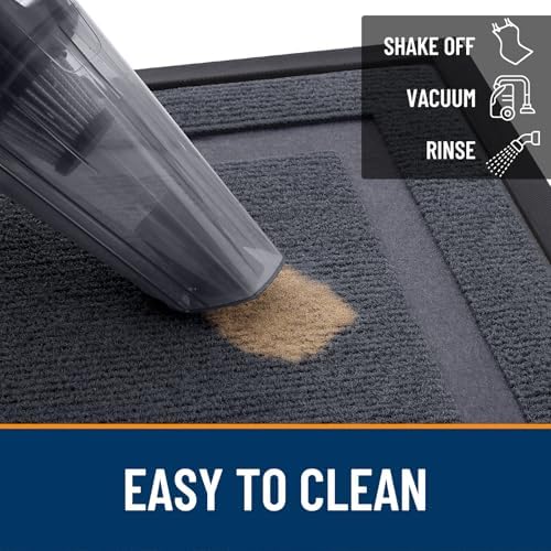 OLANLY Front Door Mat Outside 71x30, All-Season Heavy-Duty Rubber Doormat - Image 6