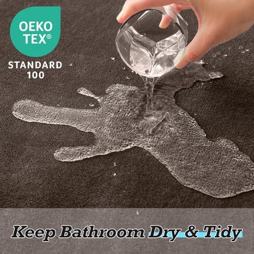 HUXMEYSON Bathroom Rugs Sets 2 Piece, Non-Slip & Quick Dry Bath Mat Set - Image 5