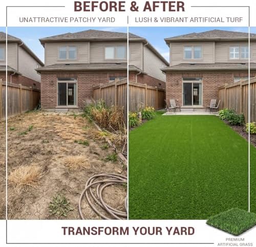 Artificial Grass 2.6x3.3 Ft, Fake Grass Turf - Image 5