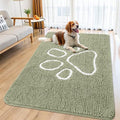 Smiry Dog Door Mat for Muddy Paws, Absorbent Non Slip Dirt Trapper by Smiry