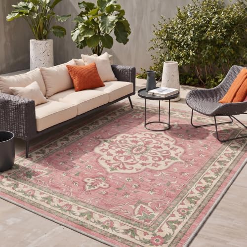 GENIMO 2.5x8 Outdoor Runner Rug, Washable - Image 3