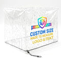 Custom Clear PVC Dust Cover, Personalized Text or Logo by Unknown