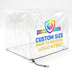 Custom Clear PVC Dust Cover, Personalized Text or Logo by Unknown