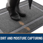 OLANLY Front Door Mat Outside 59x34, All-Season Heavy-Duty Rubber Doormat - Image 5