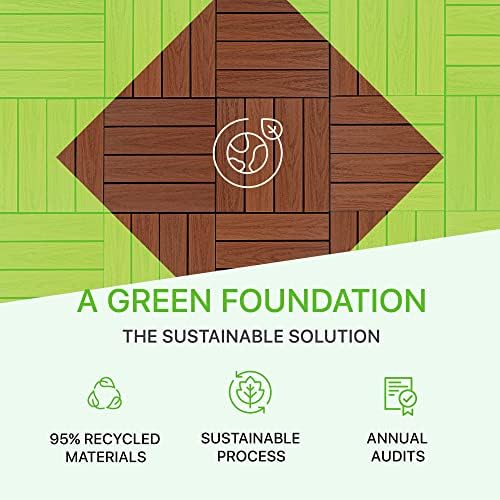 NewTechWood UltraShield Naturale 1 ft. x 1 ft. Composite Deck Tiles - Image 4