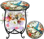 Cinnvoice Outdoor Side Table Small End Patio Porch Table by QinYee
