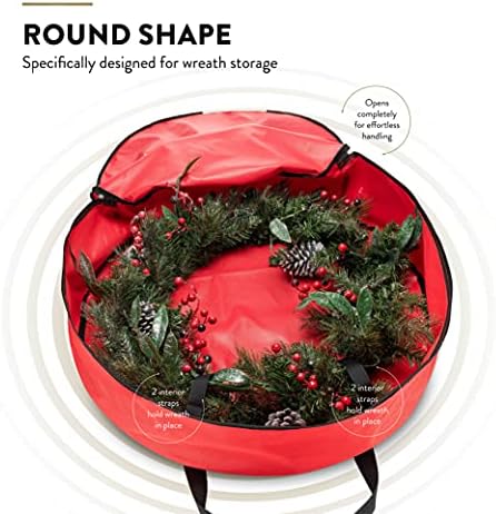 Zober Christmas Wreath Storage Container - Image 3