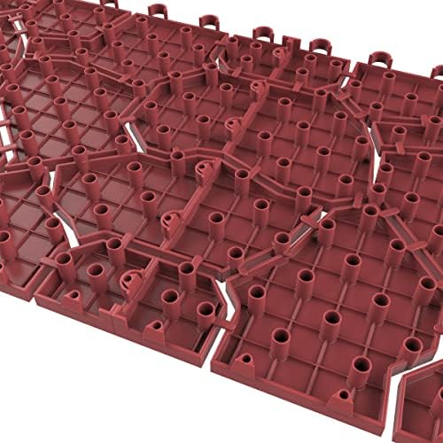 Pure Garden 12-Pack Polypropylene Interlocking Patio Deck Tiles - Image 6