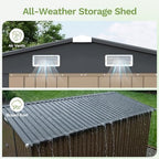 Patiowell 10x12 FT Outdoor Storage Shed - Image 4