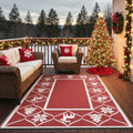 GENIMO Outdoor Rug, Waterproof Plastic Rugs by GENIMO