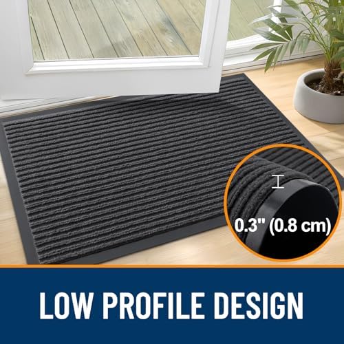 OLANLY 2-Pack Front Door Mats 59x23, Waterproof Heavy-Duty Doormats - Image 4