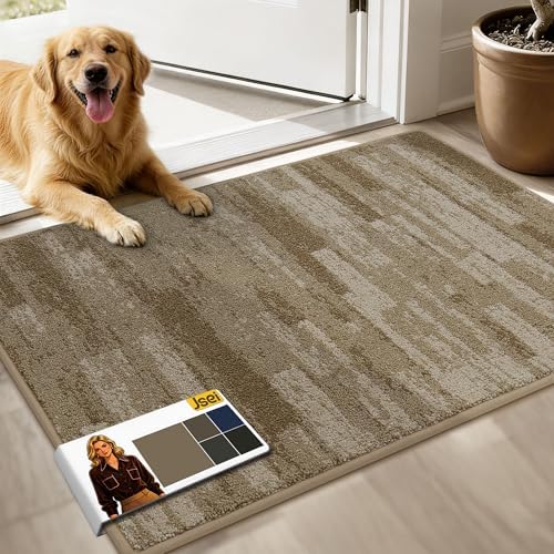 JSEI Dirt Trapper Door Mat 24"x36", Non-Slip Doormat by JSEI