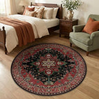 RELEANY Washable Area Rug, Round 4ft by RELEANY