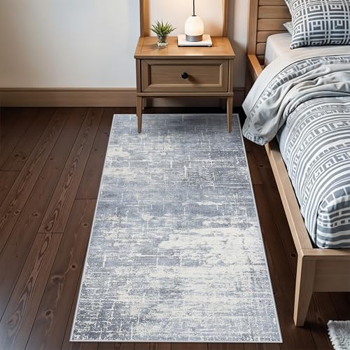 2x6 Non-Slip Entryway Area Rugs: Washable Stain Resistant Kitchen Carpet Low - Image 2