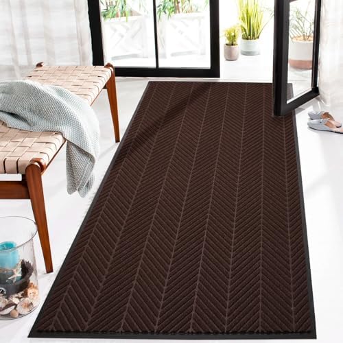 3′ x 6′ Heavy Duty Front Door Mat Indoor Outdoor Entrance, Easy Clean by ZPAIAreaFloorProtector