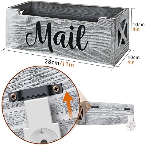 Wooden Mail Organizer Countertop - Image 4